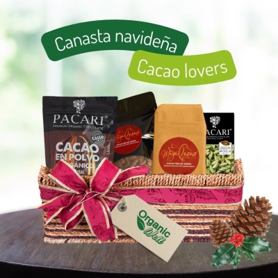 Canasta navideña cacao lover